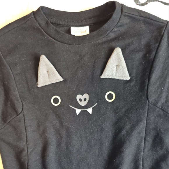 Cat & Jack Bat Long sleeve onesie and pants. Size 12M - Picture 2 of 3